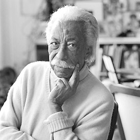 Robert Hale's photograph of Gordon Parks, artist/photographer